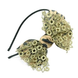 Gold Lace Headband