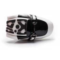 Stallion White with Black