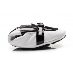 Stallion White with Black