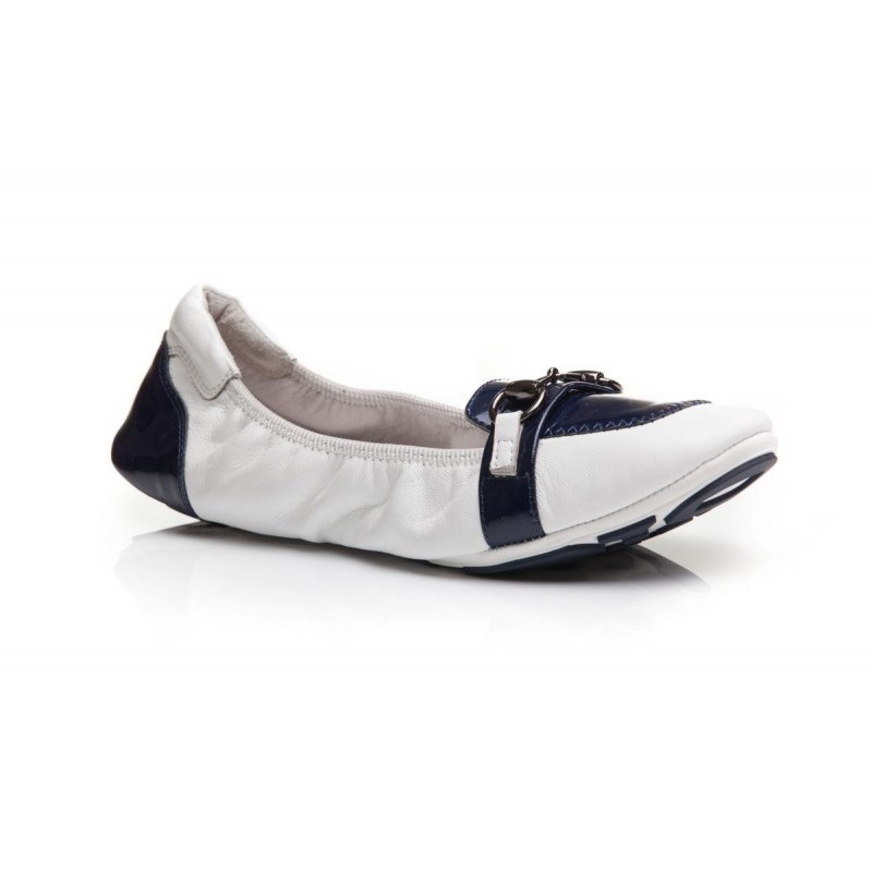 Stallion White with Navy Stallion White with Navy