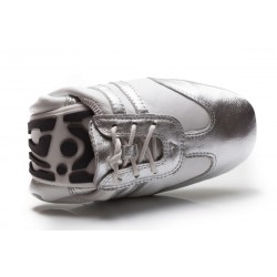 Mustang White & Silver